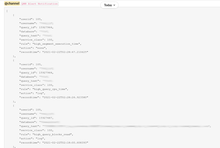 Integrating AWS logs into channels like Slack