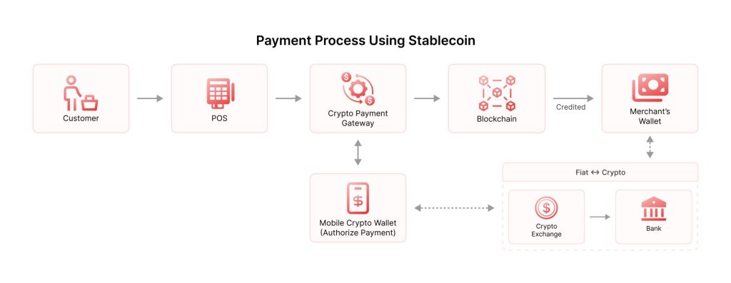Payment Process Using Stablecoin