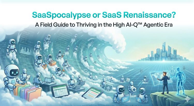 Blog thumbnail with title SaaSpocalypse or SaaS Renaissance? A Field Guide to Thriving in the High AI-Q™ Agentic Era